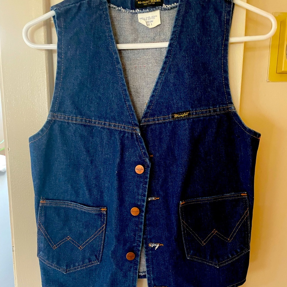 Wrangler denim vest